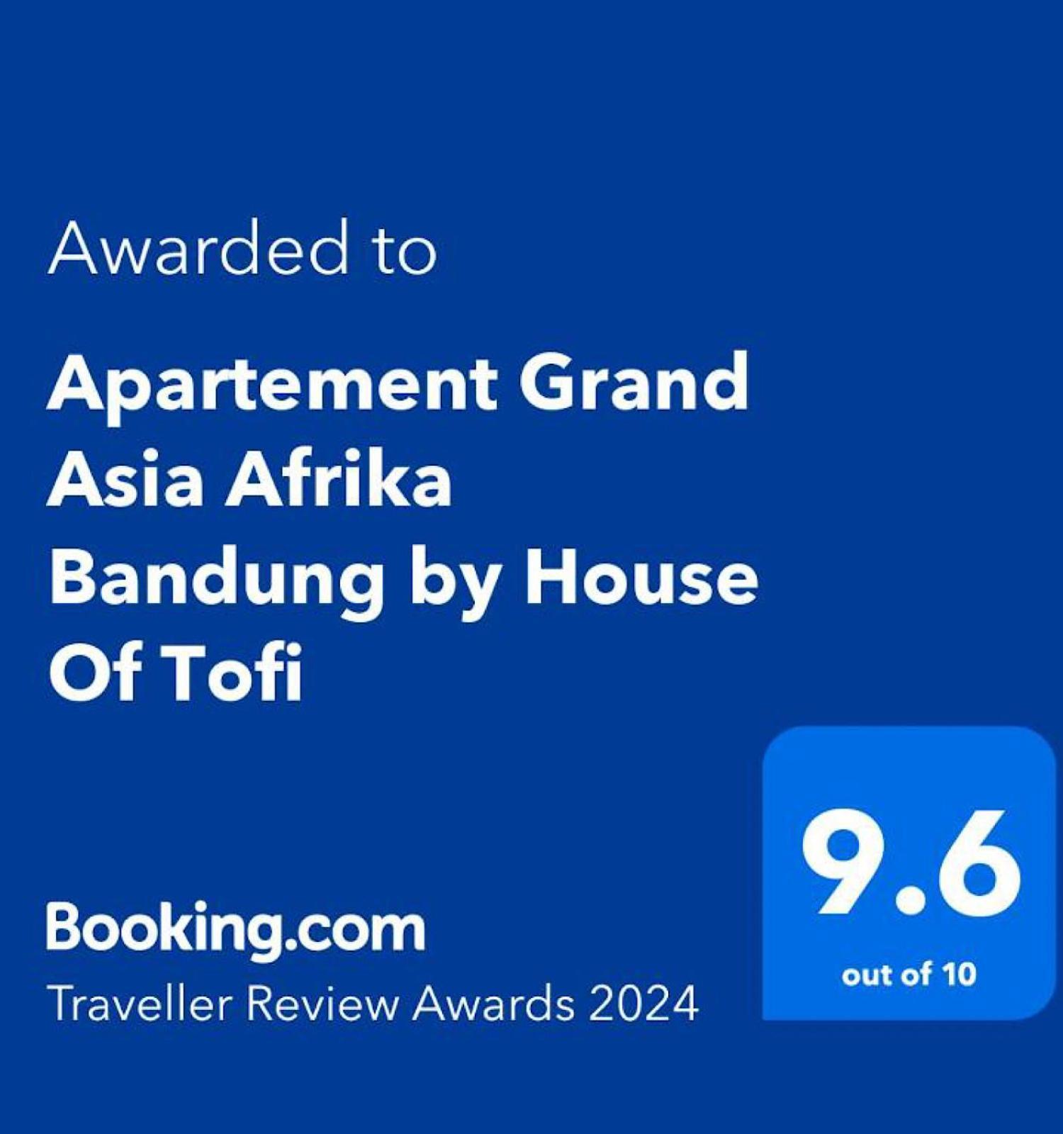 Apartement Grand Asia Afrika Bandung House Of Tofi Extérieur photo